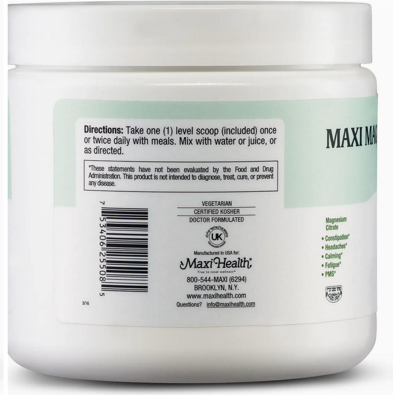 Magnesium Citrate Powder
