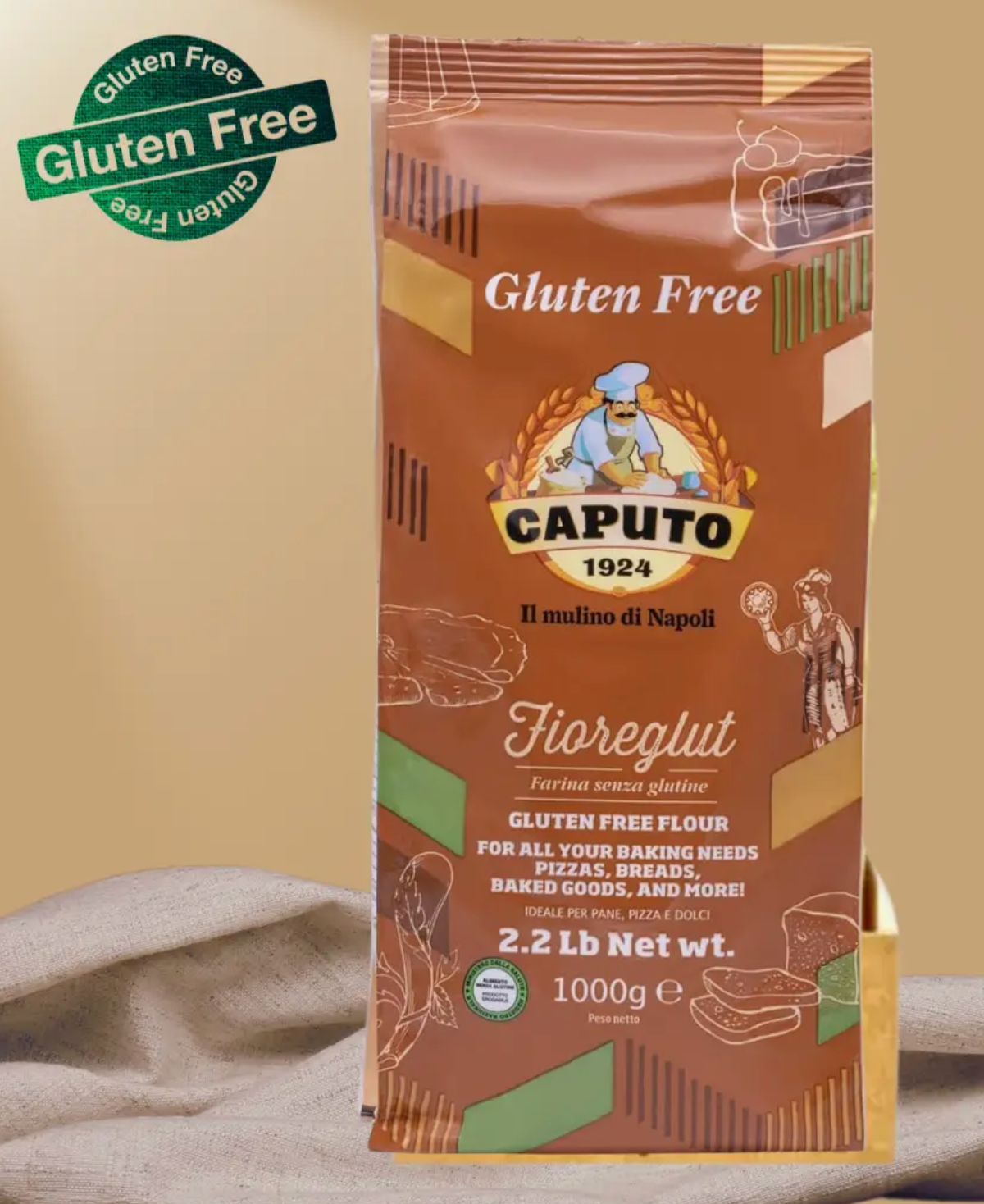 Caputo Fioreglut Gluten Free Flour 17.63oz (1kg)