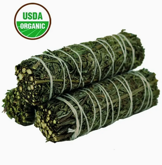 Mugwort Sage Smudge Stick 4"