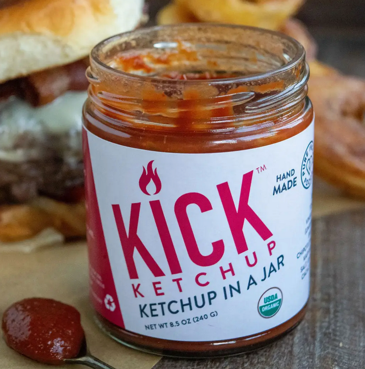 Kick Ketchup, Certified Organic - 8.5 oz