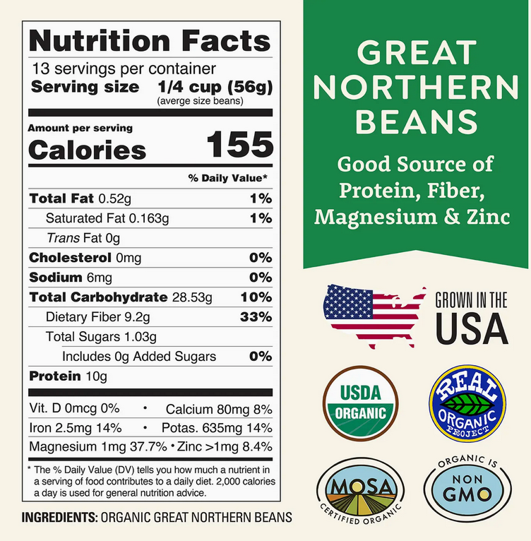 Organic Great Northern Beans
