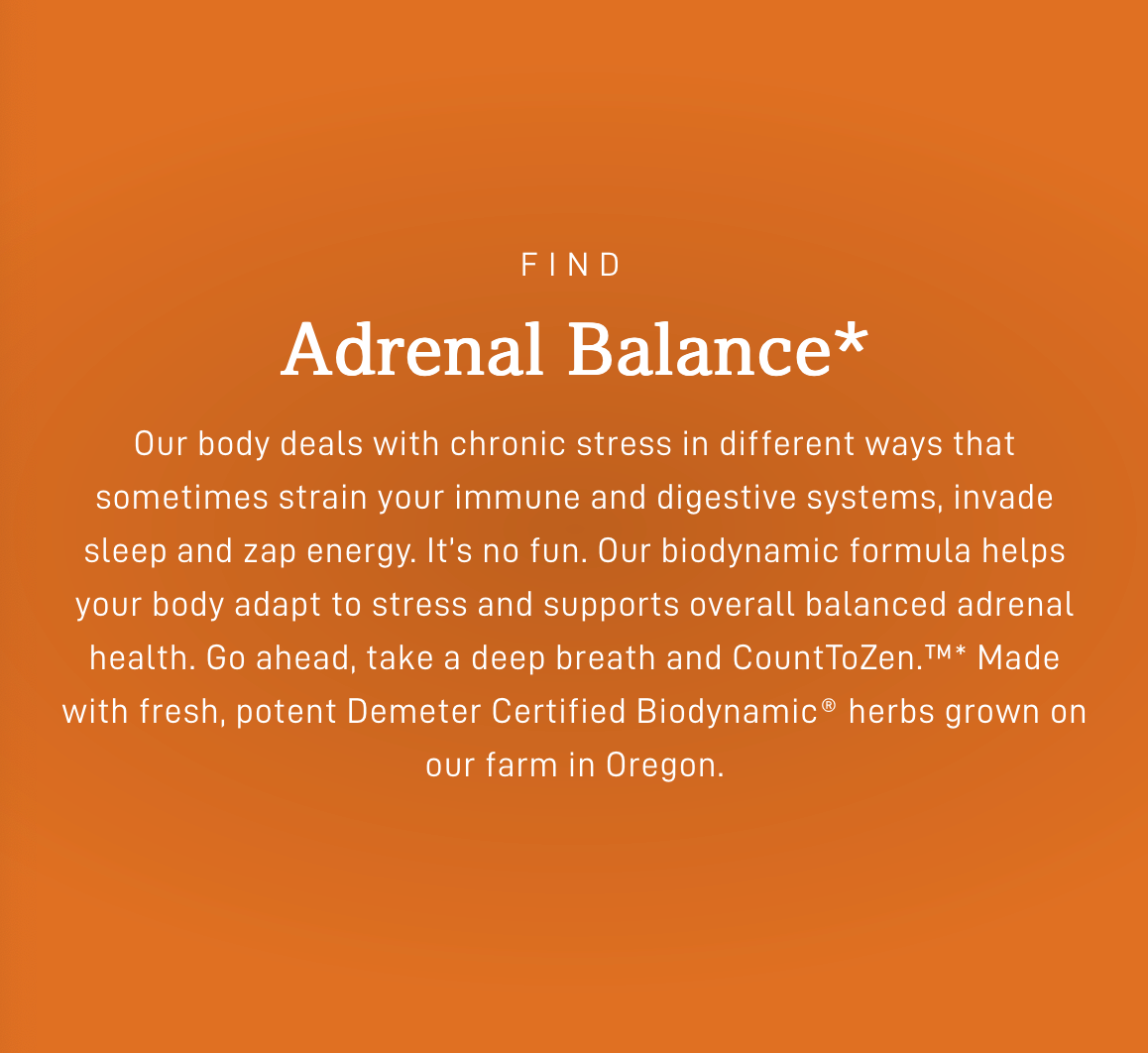CountToZen™, Biodynamic Herbal Tonic 1 oz