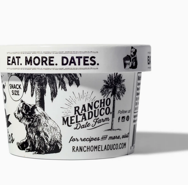 Little Mels Seedless Organic Medjool Dates, 4.5 oz Cup