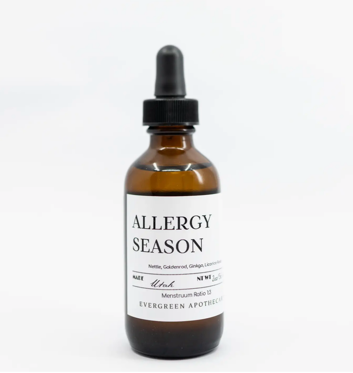 Allergy Season, Herbal Tincture, 2oz