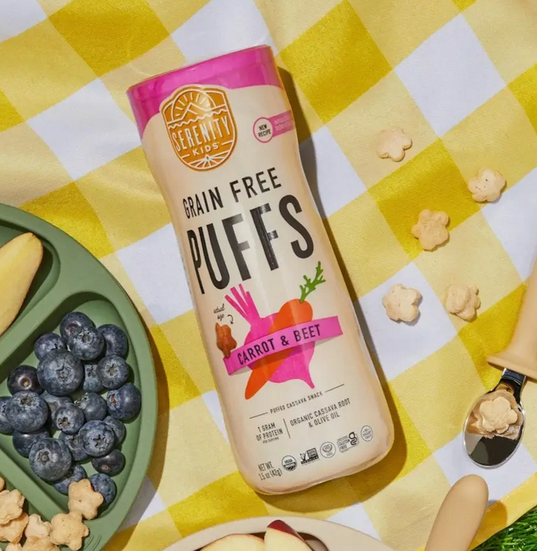 Carrot & Beet Grain Free Puffs with Olive Oil