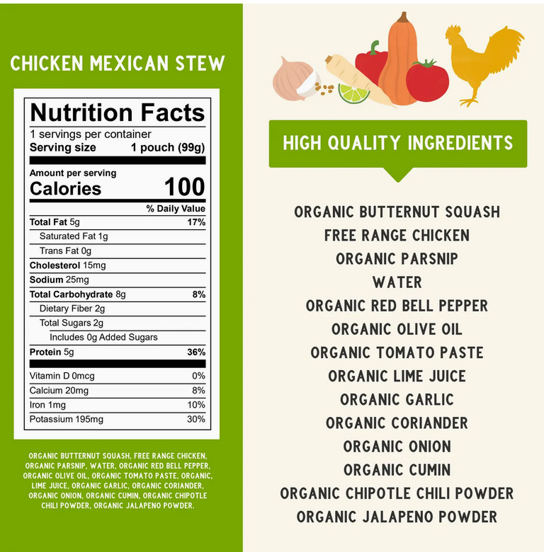 Chicken Mexican Stew Baby Food