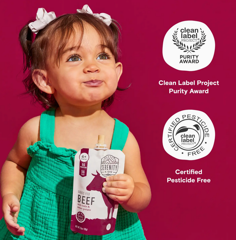 Grass Fed Beef Baby Food (6 Pouches)