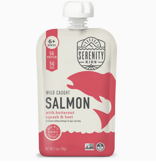 Wild Caught Salmon Baby Food Pouch