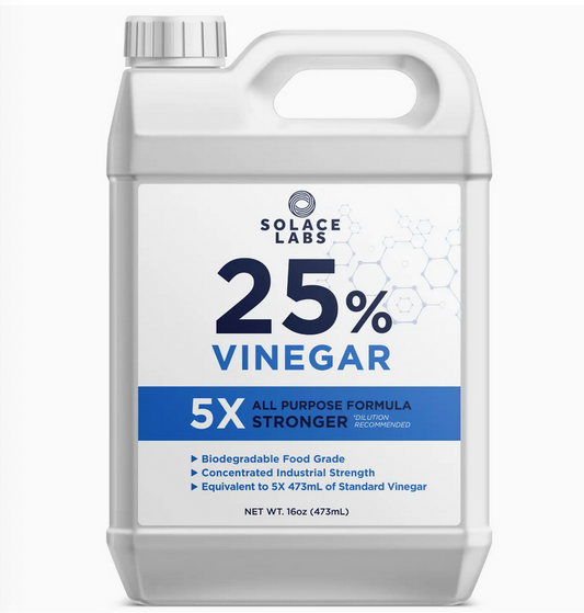 25% Pure Vinegar - 5X Concentrated Industrial Grade, Bio D
