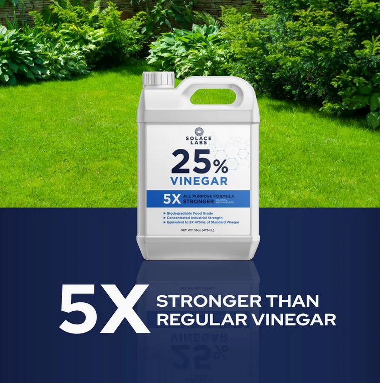 25% Pure Vinegar - 5X Concentrated Industrial Grade, Bio D