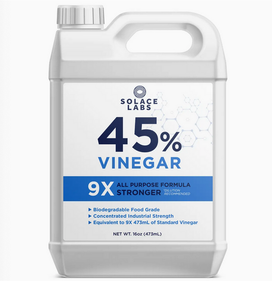 45% Pure Vinegar - 9X Concentrated Industrial Grade Bio Degradable Food Grade