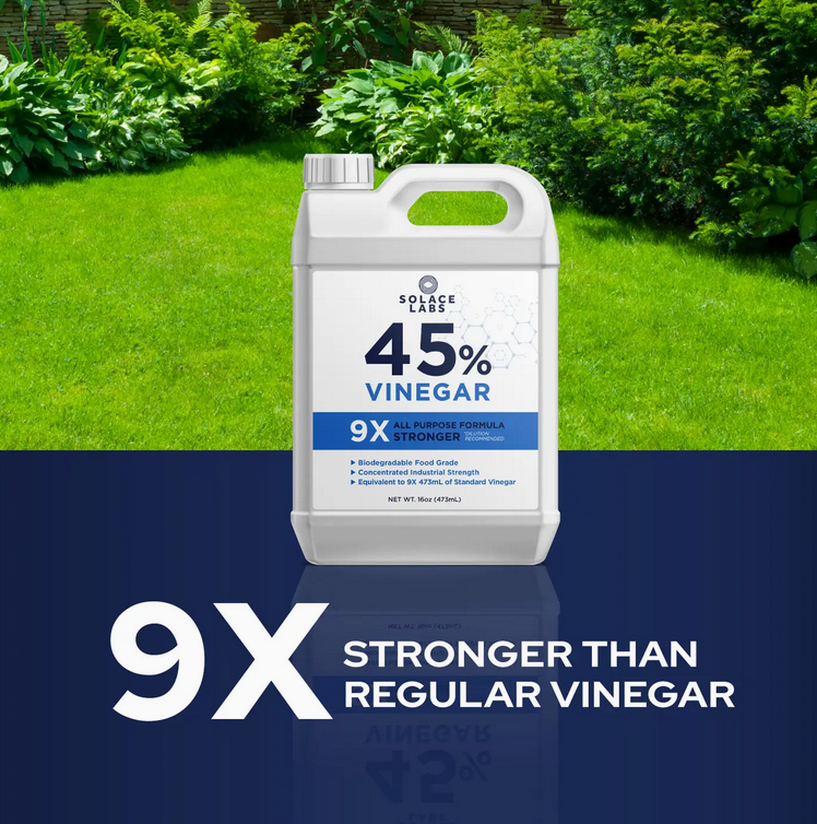 45% Pure Vinegar - 9X Concentrated Industrial Grade Bio Degradable Food Grade
