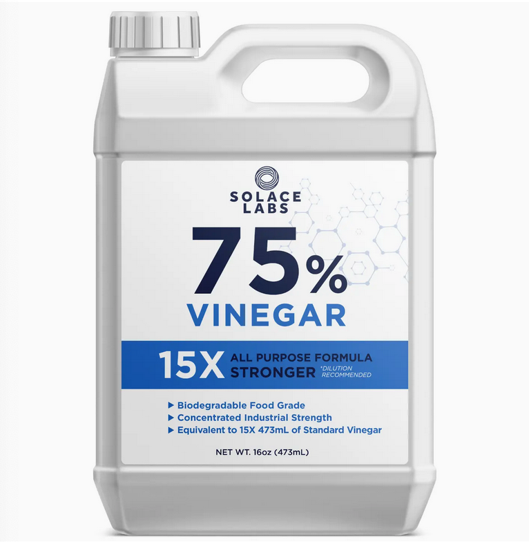 75% Pure Vinegar - 15X Concentrated Industrial Grade Bio D