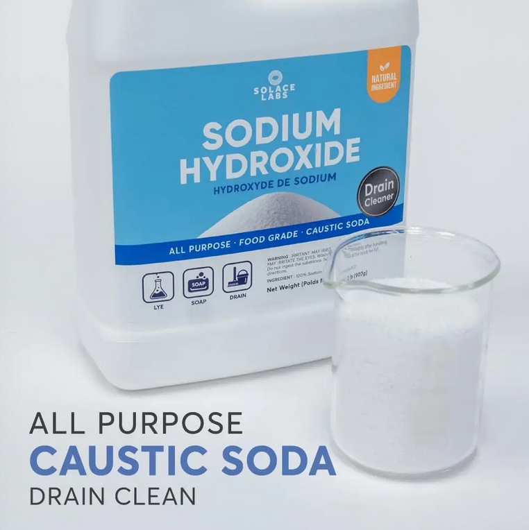 Sodium Hydroxide - Drain Clean, Concentrated All Purpose Bio