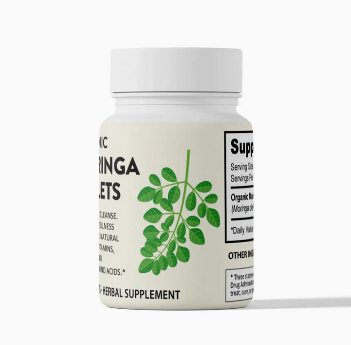 Organic Moringa Tablets (120 Ct)