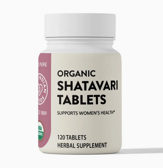Organic Shatavari Tablets (120 Ct)