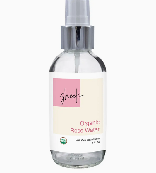 Rose Water 4 Fl oz, Certified Organic