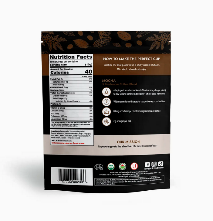 Mocha - Instant Mushroom Coffee