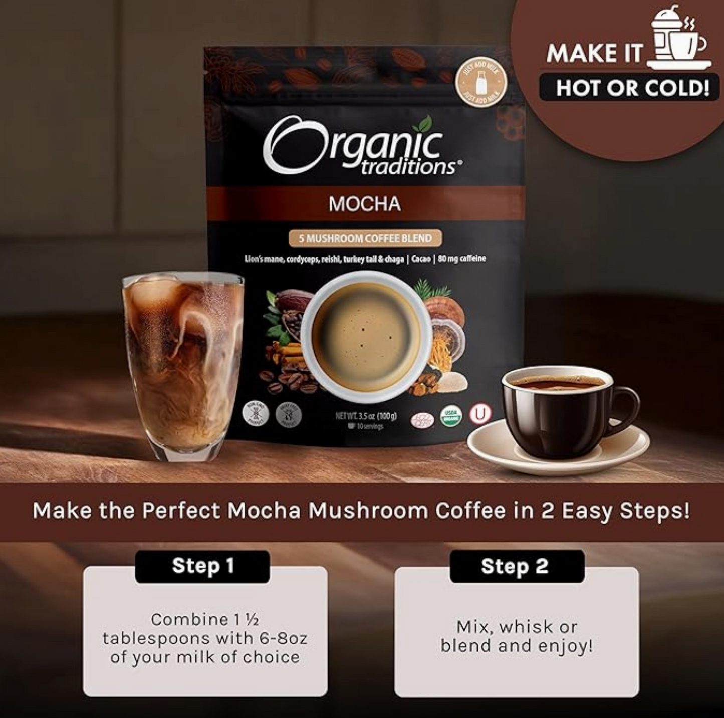 Mocha - Instant Mushroom Coffee