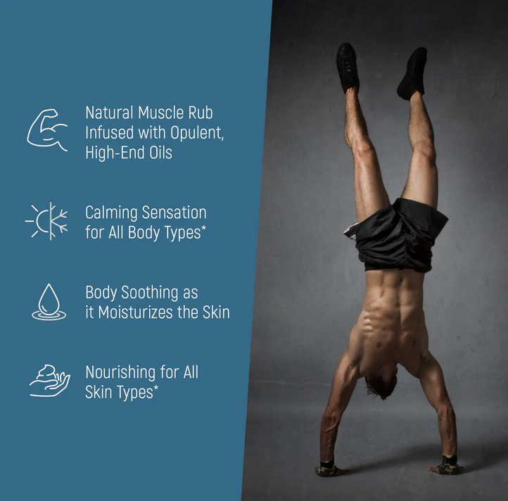 Natural Muscle Rub For Soreness, Joint Pain Relief