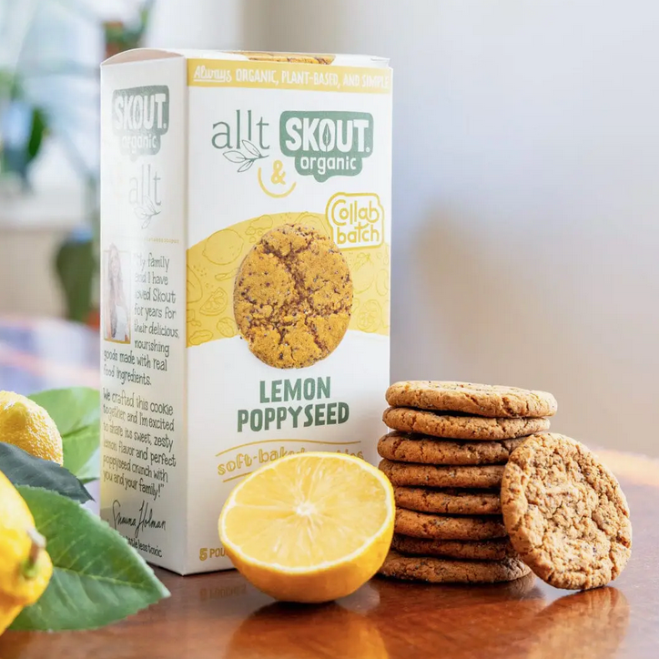 Skout Organic Lemon Poppyseed Soft Baked Cookies