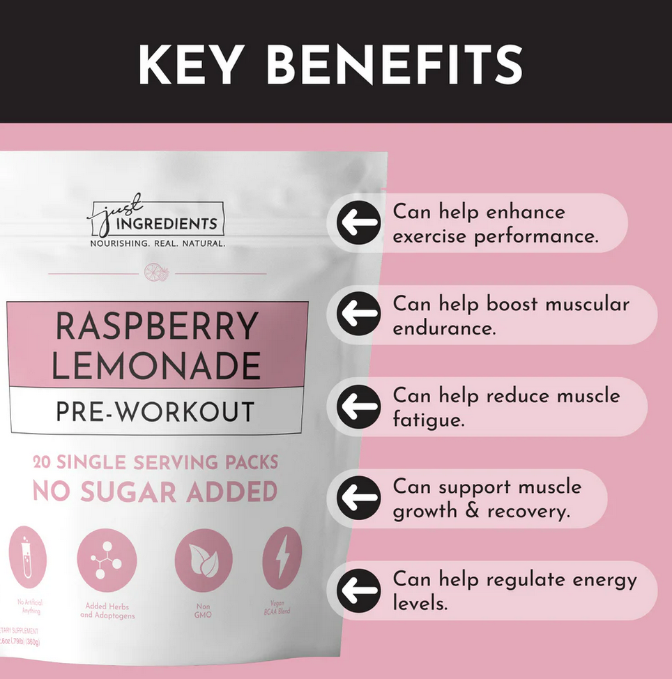 Pre-Workout Raspberry Lemonade