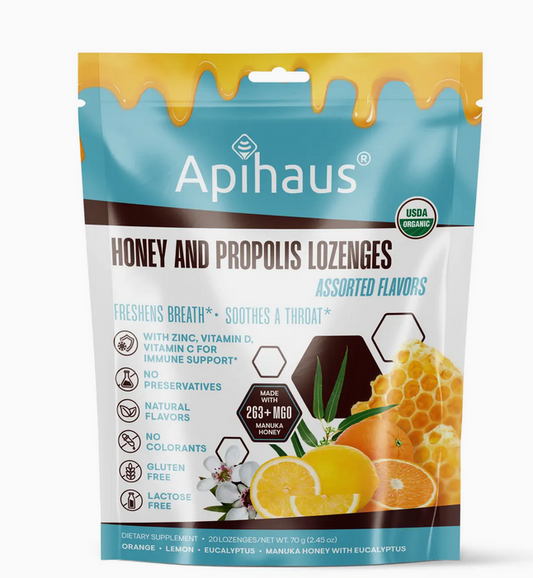 Apihaus Honey and Propolis Lozenges Assorted Flavors