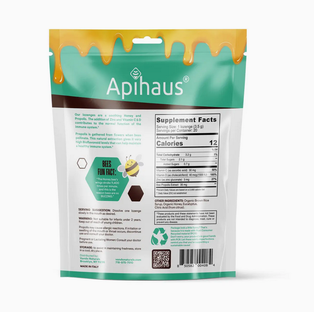 Honey and Propolis Lozenges with Eucalyptus