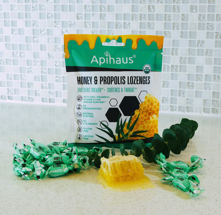 Honey and Propolis Lozenges with Eucalyptus