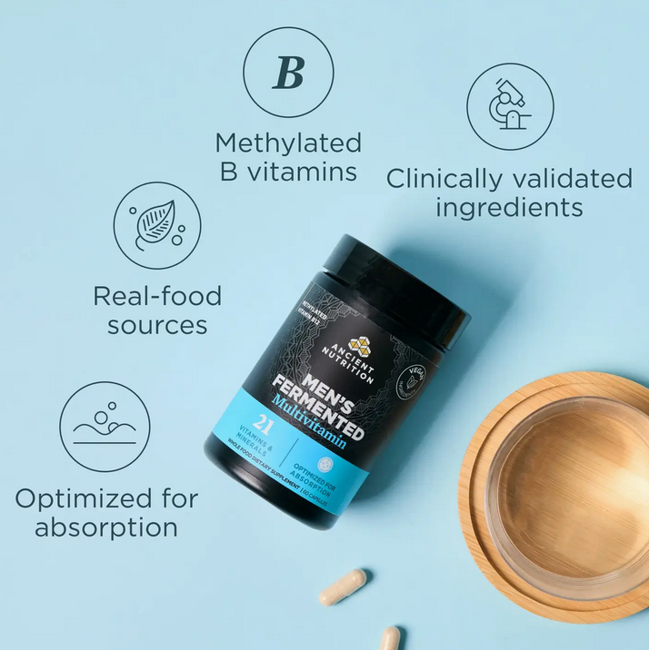 Men's Fermented Multivitamin | Capsules (60 Capsules)