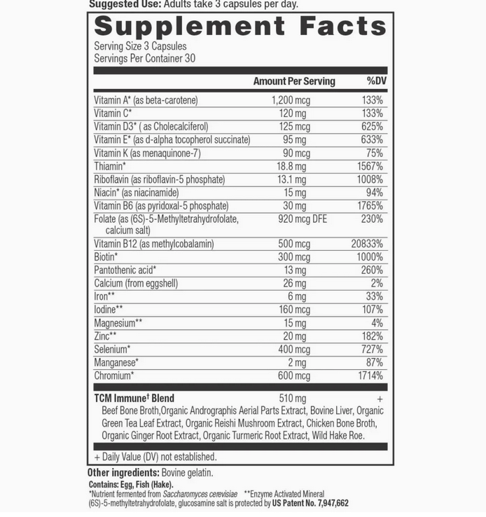 Multivitamin Immune | Capsules (90 Capsules)