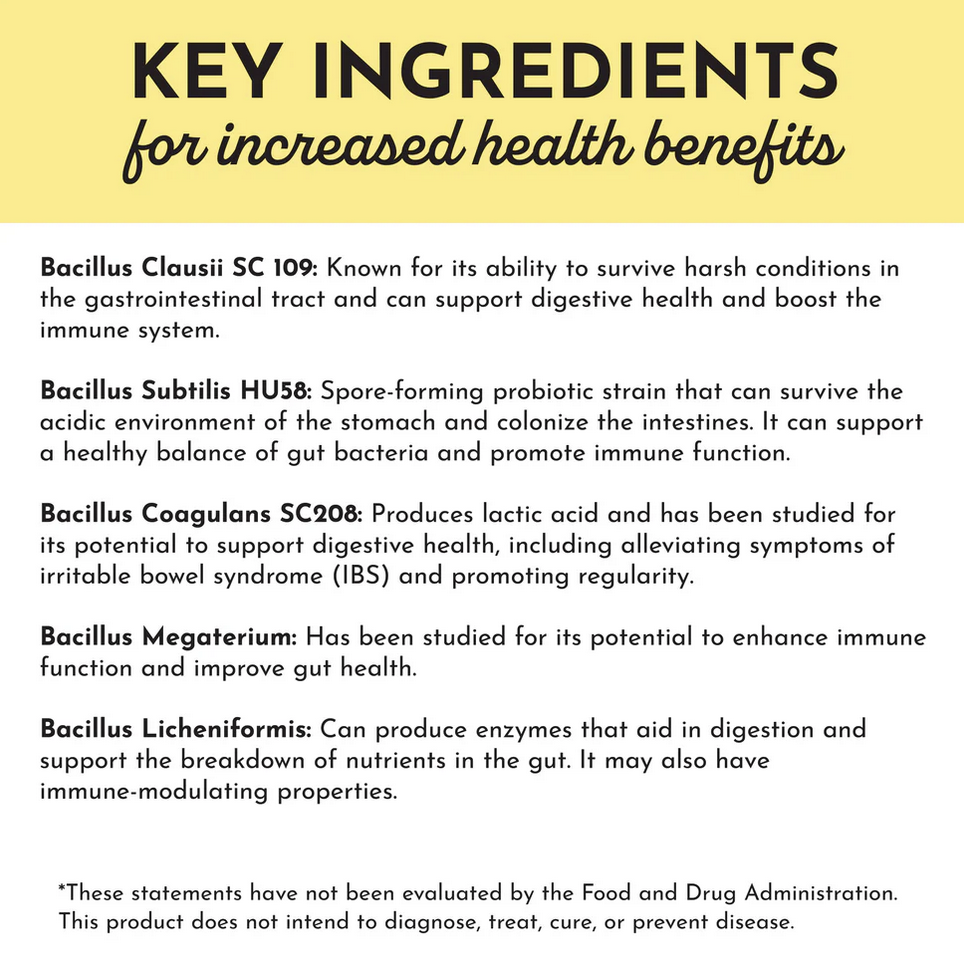 Lemon Ginger 3-In-1 Probiotic Complex
