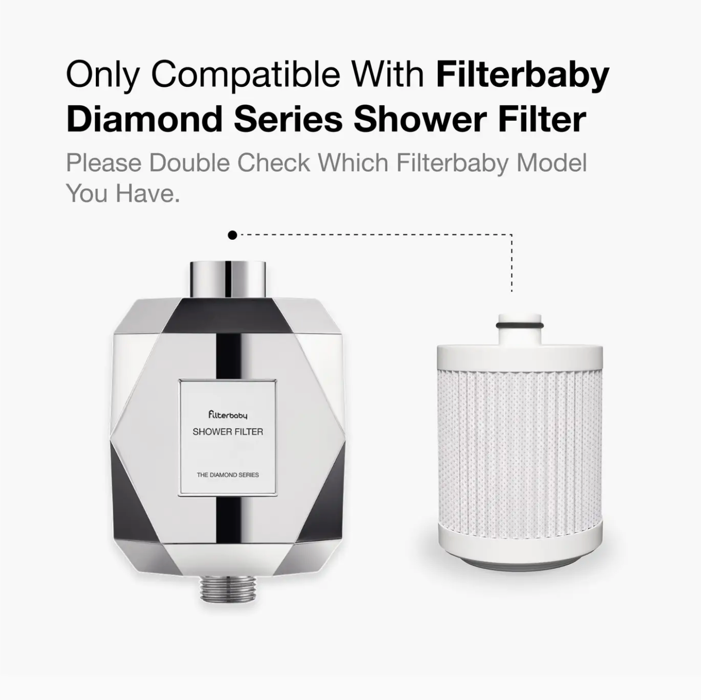 Diamond Series Shower Filter Refill