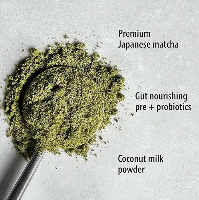 Matcha Latte with Probiotics