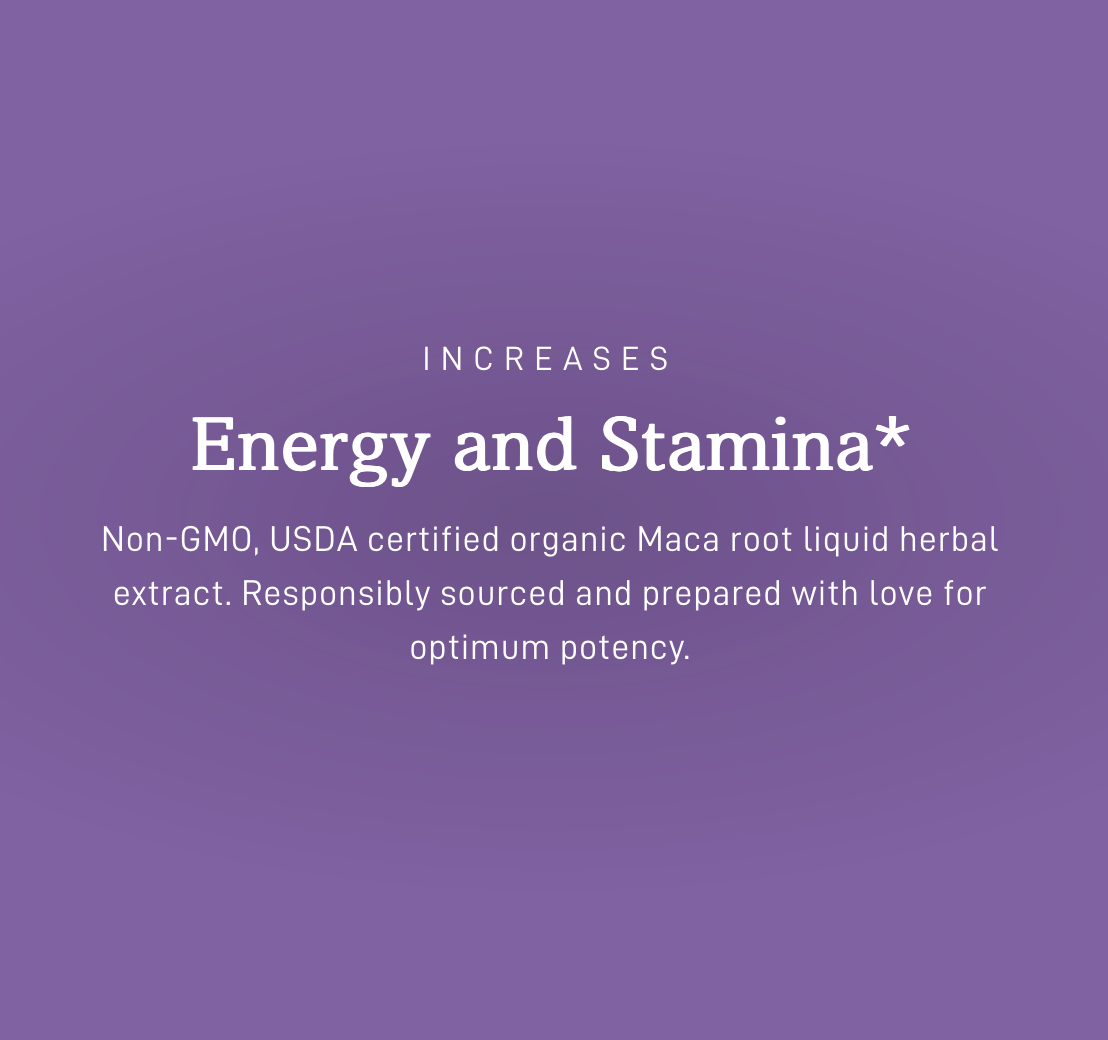 MACA Extract - Organic Overall Health - Energy - Stamina