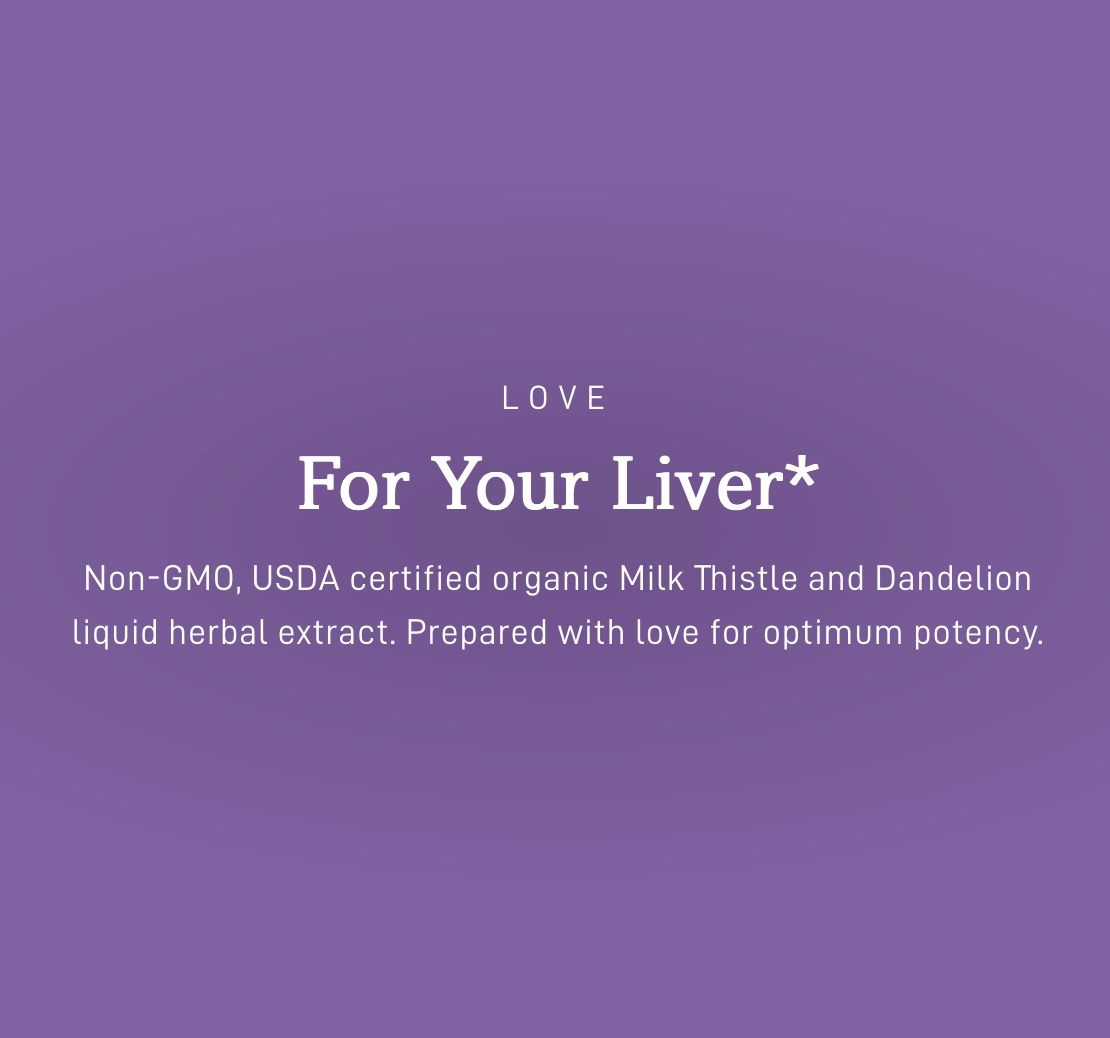 Milk Thistle Dandelion, Organic Extract - Love for your Liver
