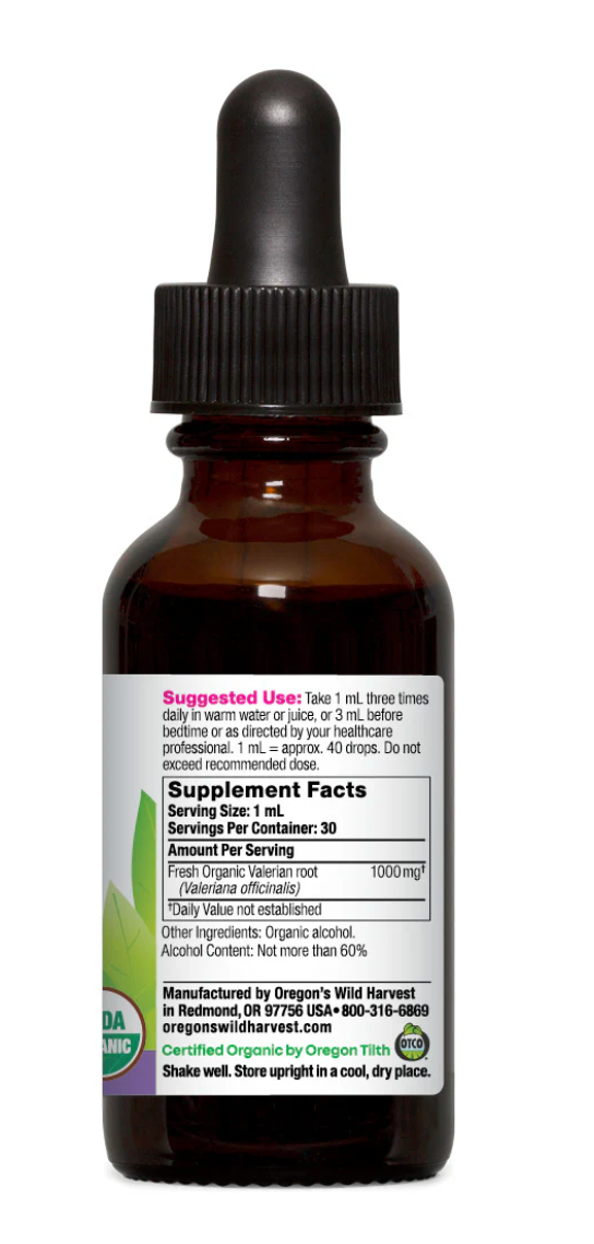 Valerian, Organic Extract