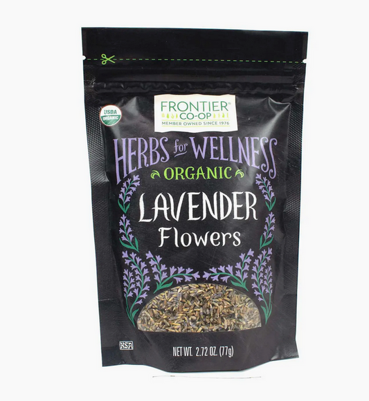 Herbs For Wellness Lavender Flowers, Organic, Kosher 2.72 oz