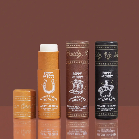 Gift Set, Lip Balm Trio, Rhinestone Rodeo