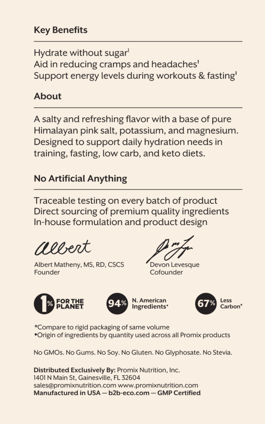 Salted Watermelon Electrolyte Drink Mix