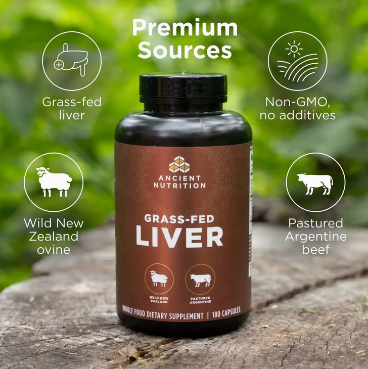 Grass-Fed Liver | Capsules (180 Capsules)