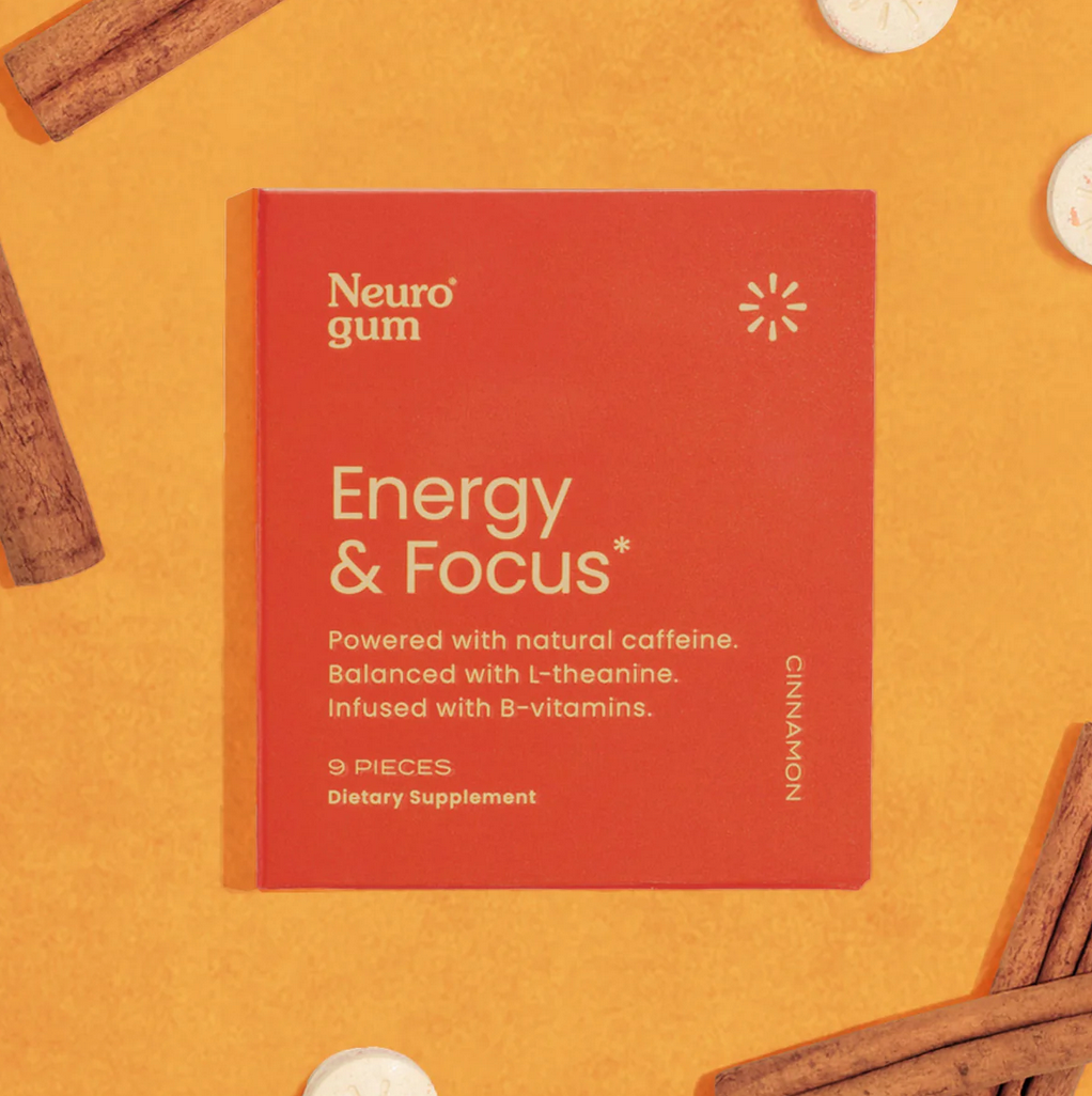 NEUROGUM ENERGY & FOCUS™ ATTENTION | COGNITION | PRODUCTIVITY