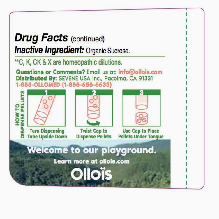 Olloïs Sepia 30C Lactose Free Organic, 80 Homeopathic Pellet