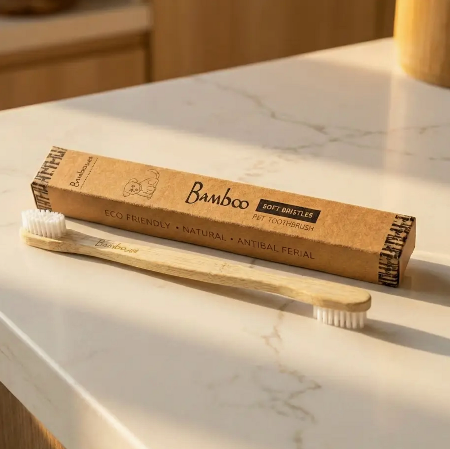 Dog & Pet Bamboo Toothbrush