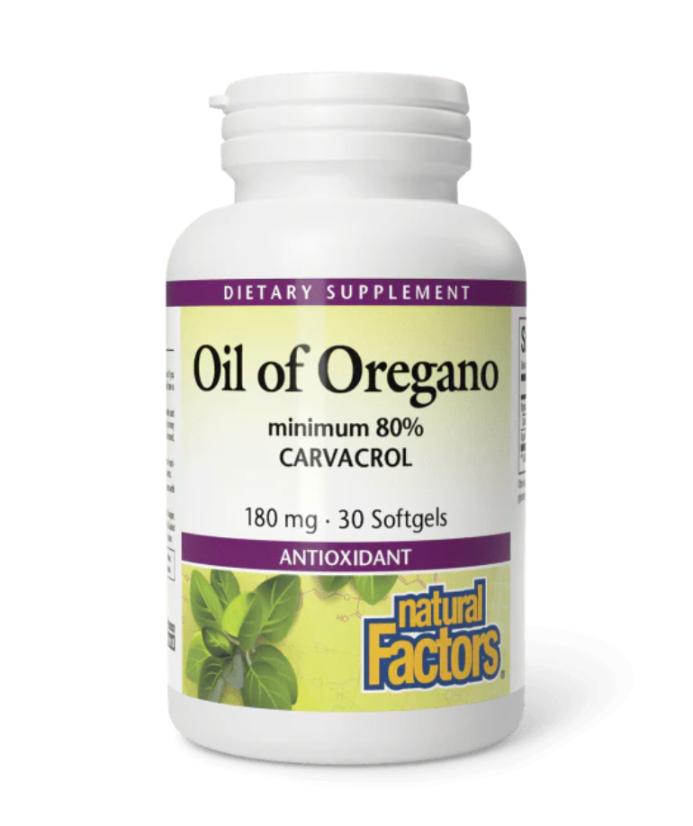 Oil of Oregano 180 mg Softgels