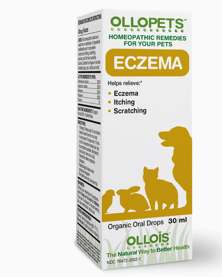 Ollopets Eczema Homeopathic Drops For All Pets, 30ml