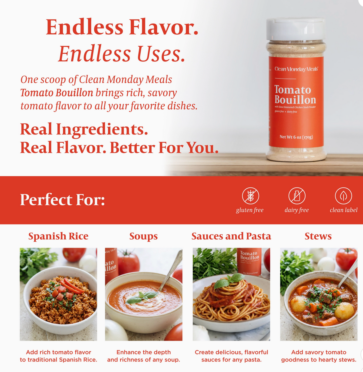 Tomato Bouillon with Slow Simmered Chicken Stock Powder