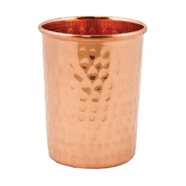 Copper Hammered Glass (3.5”)