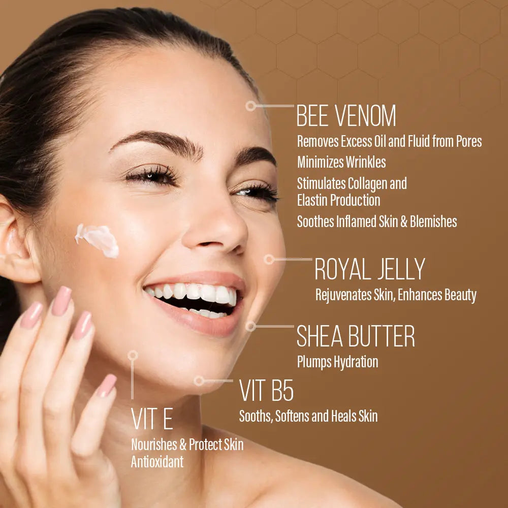 Anti-Aging Face Cream with Bee Venom + Royal Jelly