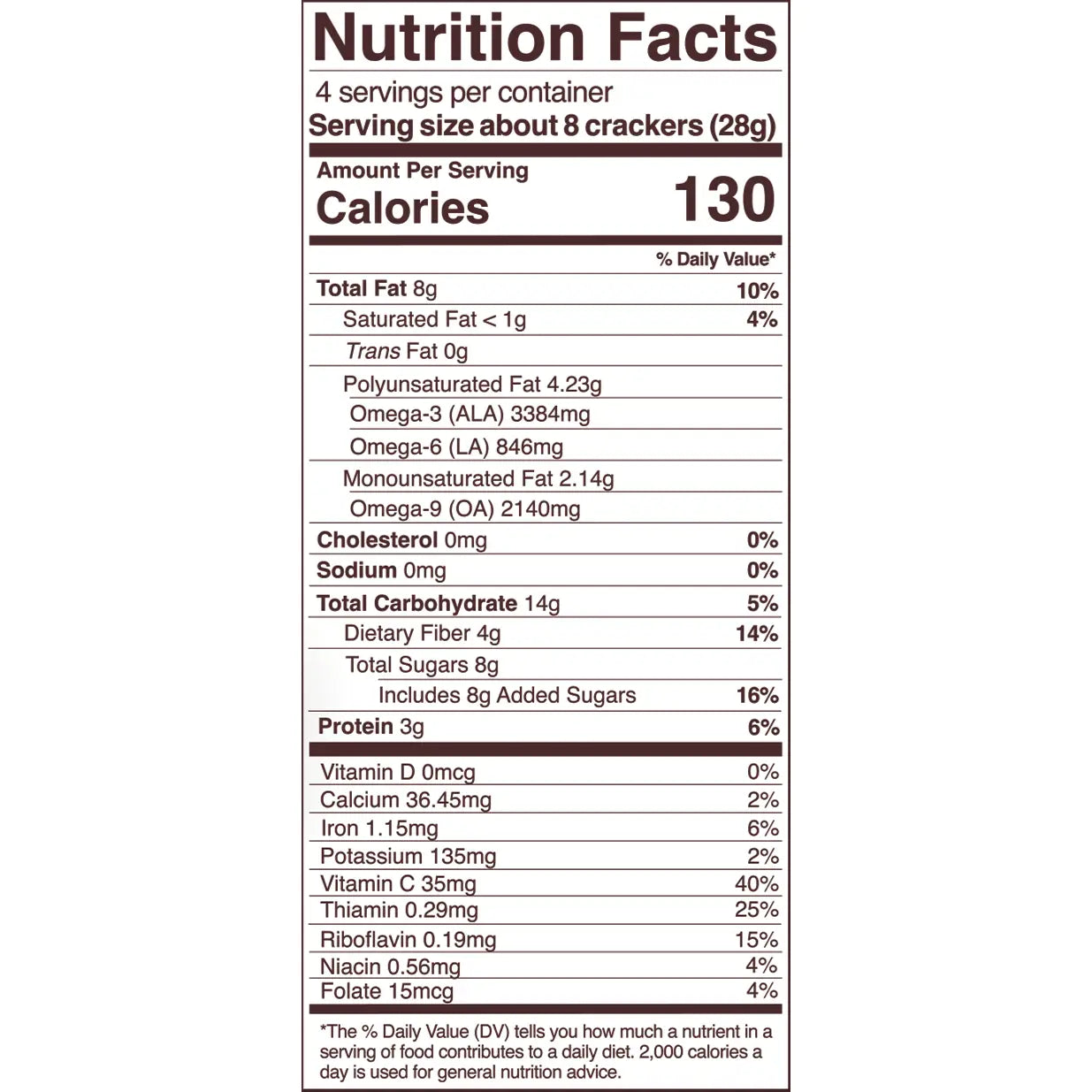 Maple and Cinnamon Organic Sprouted Crisps